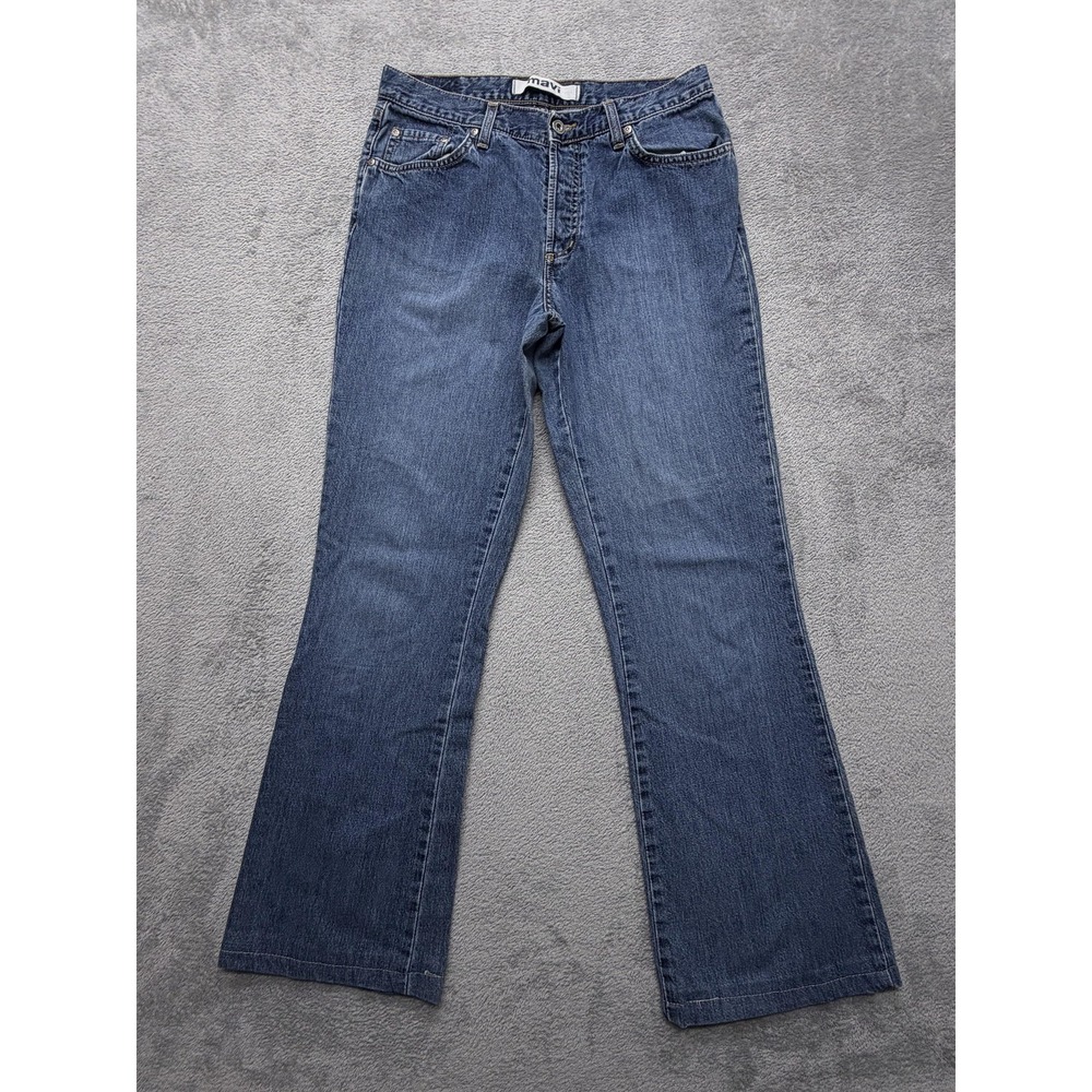 Mavi Jeans Womens 31/34 Blue Molly‎ Flare Low Rise Button Fly Medium Wash Denim